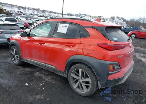 2020 Hyundai Kona Limited z USA, uszkodzony, nr VIN KM8K33A52LU548005